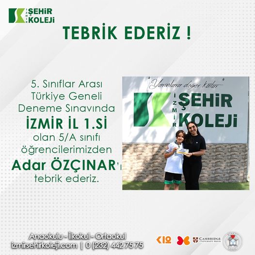 Deneme Sınavı İzmir İl 1.Si